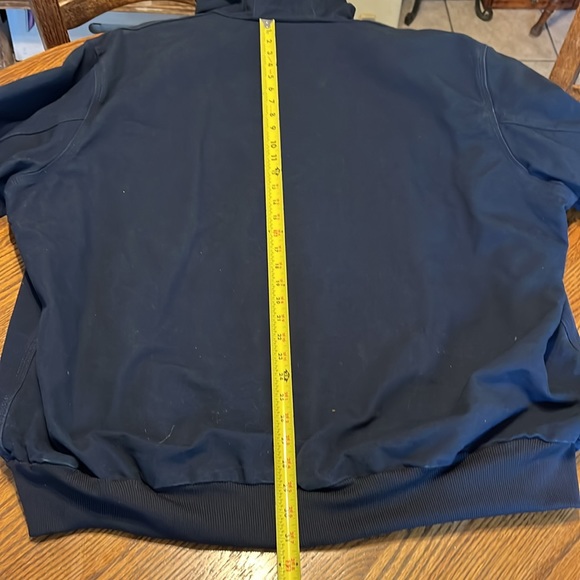 Carhartt Navy Duck Mesh Lined Hoody style Jacket - Picture 15 of 16